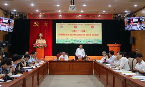 Họp báo Hội thảo khoa học "Noi gương Chủ tịch Hồ Chí Minh"