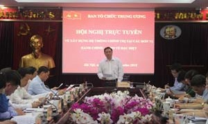 Hội nghị trực tuyến về tổ chức hệ thống chính trị tại các đơn vị hành chính-kinh tế đặc biệt