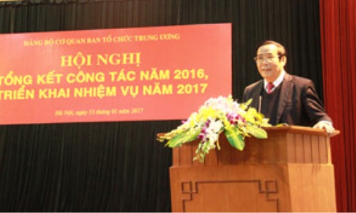 Đảng bộ cơ quan Ban Tổ chức Trung ương triển khai nhiệm vụ năm 2017 và quán triệt Nghị quyết Trung ương 4 (khóa XII)