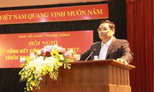 Ban Tổ chức Trung ương tổng kết công tác năm 2017, triển khai nhiệm vụ năm 2018