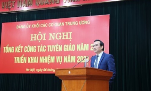 Đảng ủy Khối Các cơ quan Trung ương triển khai nhiệm vụ công tác tuyên giáo năm 2021