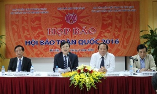 Họp báo Hội báo toàn quốc 2016