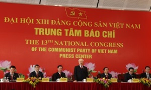 Tổng Bí thư Nguyễn Phú Trọng chủ trì họp báo sau Đại hội XIII của Đảng