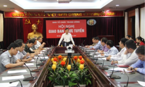 Ban Tổ chức Trung ương giao ban định kỳ tháng 10-2014