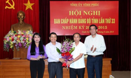 Hội nghị Ban Chấp hành Đảng bộ tỉnh Vĩnh Phúc lần thứ 33