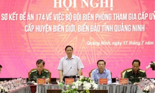 Sơ kết 2 năm thực hiện Đề án thí điểm chỉ định, bổ sung đồng chí đồn trưởng hoặc chính trị viên đồn biên phòng tham gia cấp ủy các huyện, thành phố biên giới, biển đảo của tỉnh Quảng Ninh