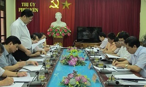 Đảng bộ thị xã Phúc Yên lãnh đạo công tác kiểm tra, giám sát