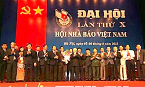 Đại hội đại biểu toàn quốc lần thứ X Hội Nhà báo Việt Nam thành công tốt đẹp