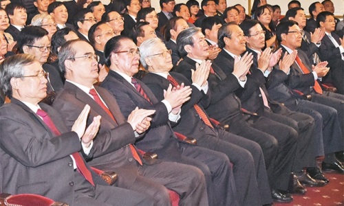 Bài phát biểu của đồng chí Đinh Thế Huynh, Uỷ viên Bộ Chính trị, Thường trực Ban Bí thư tại Lễ trao giải "Búa liềm vàng"