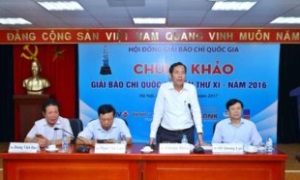 95 tác phẩm đoạt Giải Báo chí quốc gia 2016