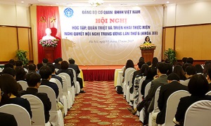Đảng bộ Cơ quan Bảo hiểm xã hội Việt Nam quán triệt, triển khai Nghị quyết Trung ương 6 khóa XII