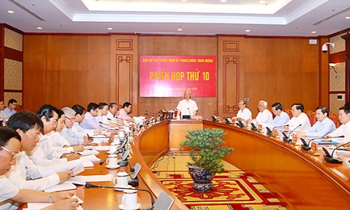 Ban Chỉ đạo Trung ương về phòng chống tham nhũng gồm 16 thành viên
