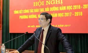 Đồng chí Phạm Minh Chính dự Hội nghị triển khai phương hướng, nhiệm vụ năm học 2017-2018 Học viện Chính trị quốc gia Hồ Chí Minh