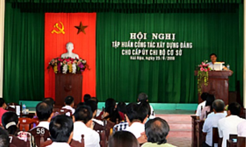 Nam Định nâng cao năng lực lãnh đạo và sức chiến đấu của tổ chức cơ sở đảng