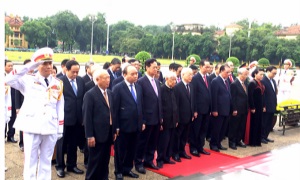 Lãnh đạo Đảng, Nhà nước viếng Chủ tịch Hồ Chí Minh nhân kỷ niệm Quốc khánh 2-9