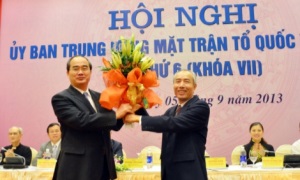 Đồng chí Nguyễn Thiện Nhân giữ chức Chủ tịch Ủy ban Trung ương Mặt trận Tổ quốc Việt Nam