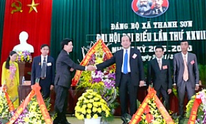 Đại hội đại biểu Đảng bộ xã Thanh Sơn (huyện Kim Bảng, tỉnh Hà Nam) lần thứ XXVIII