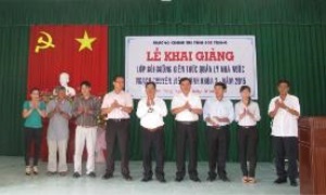 Đào tạo, bồi dưỡng đội ngũ công chức cấp xã ở tỉnh Sóc Trăng