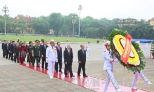 Lãnh đạo Đảng, Nhà nước vào Lăng viếng Chủ tịch Hồ Chí Minh