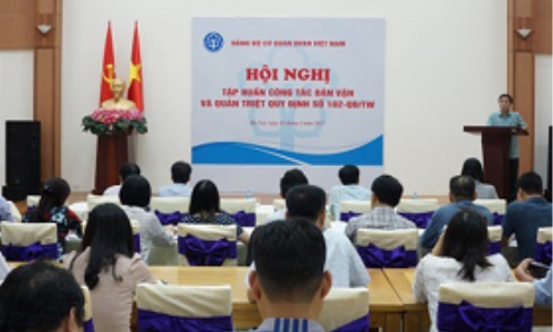 Đảng bộ Cơ quan Bảo hiểm xã hội Việt Nam quán triệt Quy định số 102-QĐ/TW của Bộ Chính trị về xử lý kỷ luật đảng viên vi phạm