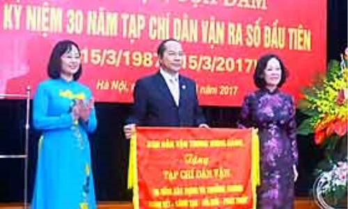 Tạp chí Dân vận 30 năm xây dựng và trưởng thành