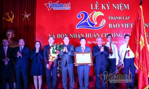 Báo VietNamNet kỷ niệm 20 năm thành lập và đón nhận Huân chương Lao động hạng Nhì