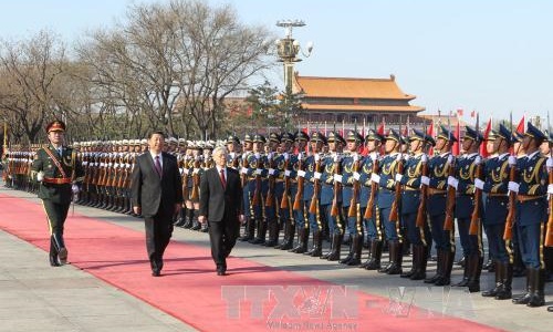 Duy trì cục diện hòa bình, hữu nghị và đà phát triển lành mạnh, ổn định trong quan hệ giữa hai nước