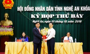 Đồng chí Thái Thanh Quý được bầu giữ chức Chủ tịch UBND tỉnh Nghệ An