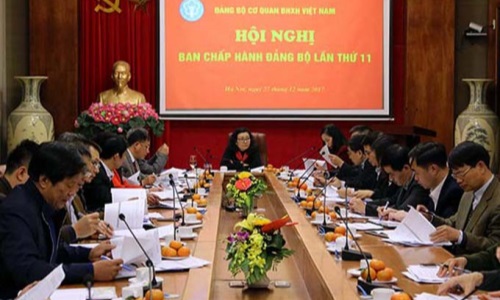 Hội nghị lần thứ 11 Ban Chấp hành Đảng bộ Cơ quan Bảo hiểm xã hội Việt Nam