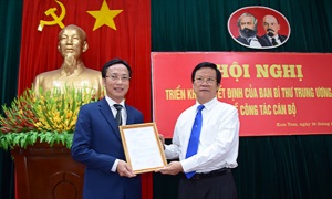 Đồng chí Lại Xuân Lâm được điều động giữ chức Phó Bí thư Đảng ủy Khối Các cơ quan Trung ương