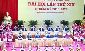 Đại hội đại biểu Đảng bộ tỉnh Quảng Ngãi lần thứ XIX, nhiệm kỳ 2015-2020
