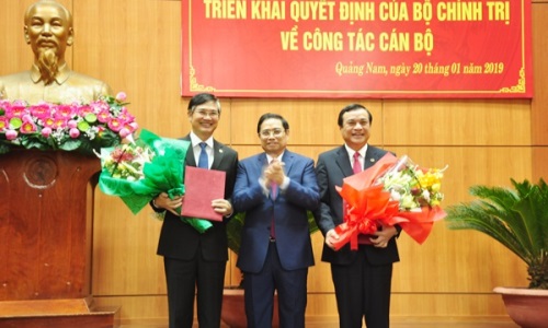 Trao Quyết định chuẩn y chức danh Bí thư Tỉnh ủy Quảng Nam nhiệm kỳ 2015 - 2020