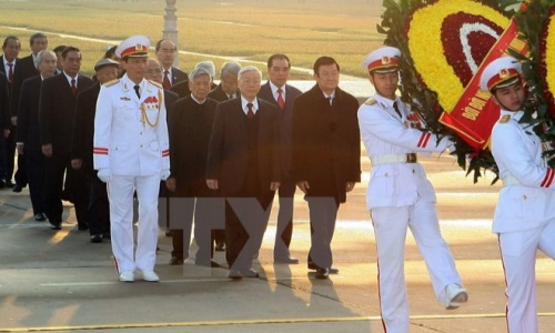 Lãnh đạo Đảng, Nhà nước vào Lăng viếng Chủ tịch Hồ Chí Minh