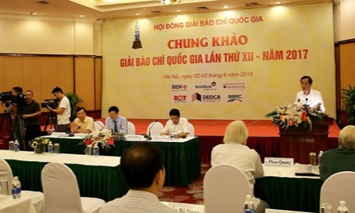 147 tác phẩm vào Chung khảo Giải báo chí quốc gia năm 2017