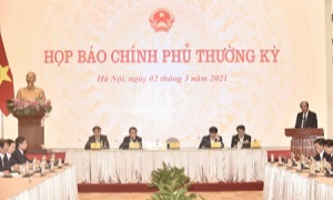 Họp báo Chính phủ thường kỳ tháng 2-2021