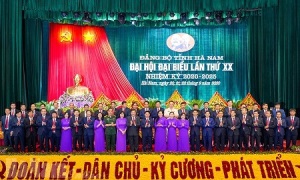 Hà Nam tổ chức đại hội đại biểu đảng bộ cấp tỉnh đầu tiên của cả nước