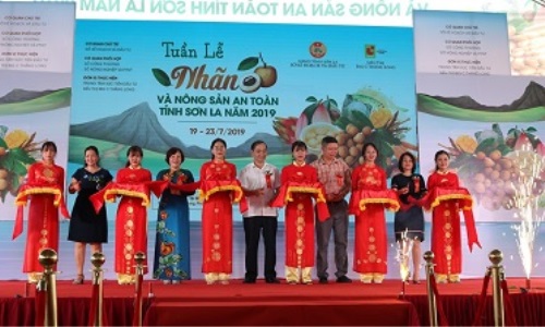 Khai mạc Tuần lễ nhãn và nông sản an toàn tỉnh Sơn La năm 2019