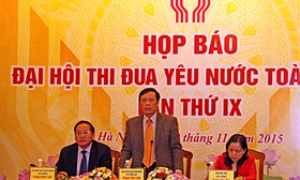 Ngày 7-12-2015 chính thức khai mạc Đại hội Thi đua yêu nước toàn quốc lần thứ IX