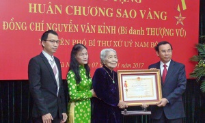 Truy tặng Huân chương Sao Vàng cho đồng chí Nguyễn Văn Kỉnh