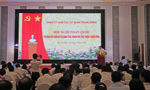 Hội nghị toàn quốc Đảng ủy Khối Các cơ quan Trung ương và các tỉnh, thành phố