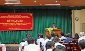 Khai mạc kỳ thi nâng ngạch chuyên viên cao cấp năm 2018