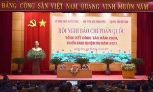 Hội nghị Báo chí toàn quốc tổng kết công tác năm 2020, triển khai nhiệm vụ năm 2021