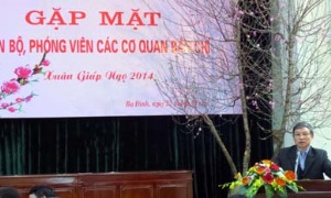 Quận Ba Đình (Hà Nội) gặp mặt cơ quan báo chí nhân dịp Tết Giáp Ngọ