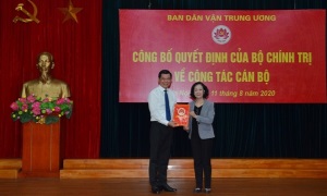 Điều động, phân công Bí thư Tỉnh ủy Bà Rịa - Vũng Tàu giữ chức Phó Trưởng Ban Dân vận Trung ương
