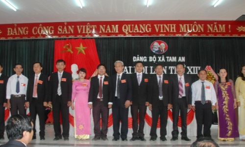 Đại hội Đảng bộ xã Tam An (Phú Ninh, Quảng Nam) lần thứ XIII, nhiệm kỳ 2015-2020