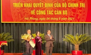 Điều động đồng chí Trần Lưu Quang giữ chức Bí thư Thành ủy Hải Phòng
