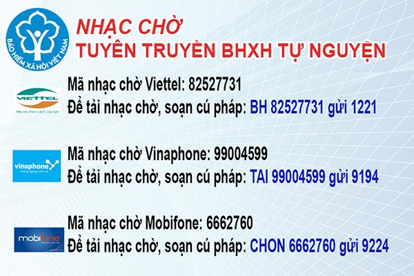 Sao chép nhạc chờ từ một số thuê bao khác