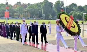 Lãnh đạo Đảng, Nhà nước vào Lăng viếng Chủ tịch Hồ Chí Minh nhân kỷ niệm 75 năm Ngày Quốc khánh 2-9