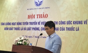 Tăng cường hoạt động tuyên truyền về việc thực thi Công ước khung về kiểm soát thuốc lá và Luật Phòng, chống tác hại của thuốc lá