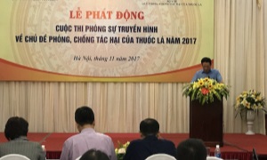 Phát động cuộc thi phóng sự truyền hình về chủ đề phòng, chống tác hại của thuốc lá năm 2017